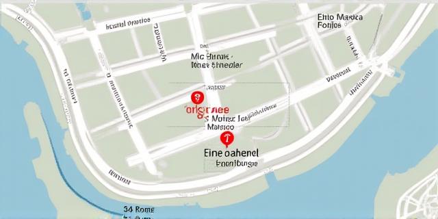 Mappa stilizzata della zona di Viale Otto Marzo a Roma, che mostra l'ubicazione dell'officina